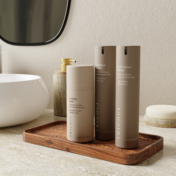 Tricho トリカ　スケアクロウ Even Glow Treatment Trio – Tricoci Salon & Spa
