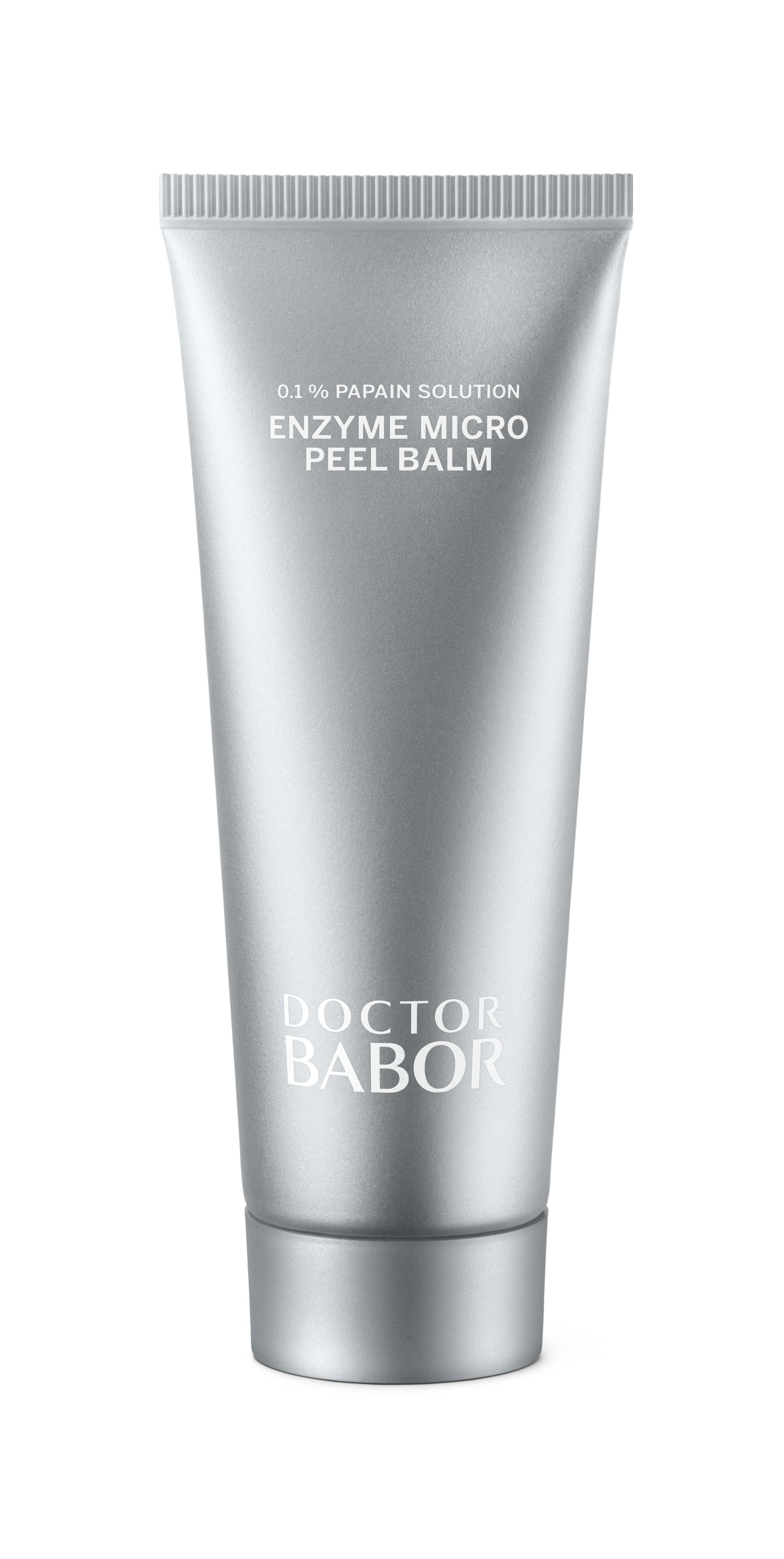 Tricoci Micro Enzyme Peel Balm front view of jar with white logo, exfoliating skincare treatment