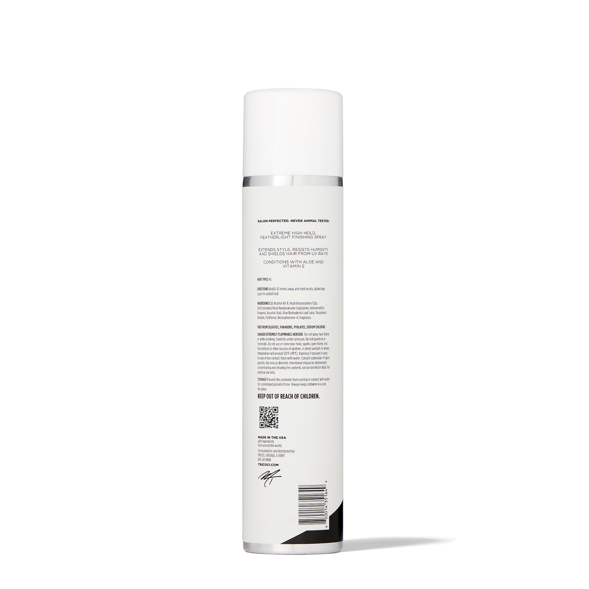Shop Tricoci Ultimate Hold Hairspray - Tricoci Salon & Spa